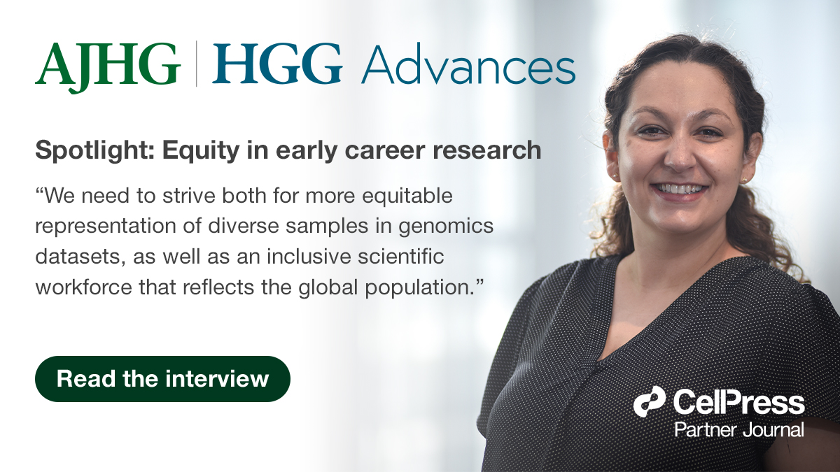 Read insights from early career researchers on their roadblocks, motivations and vision for #ECR equity hubs.li/Q02rN_vQ0 ASHG Spotlight: Equity in early career research @GeneticsSociety @ajhgnews and @HGGAdvances