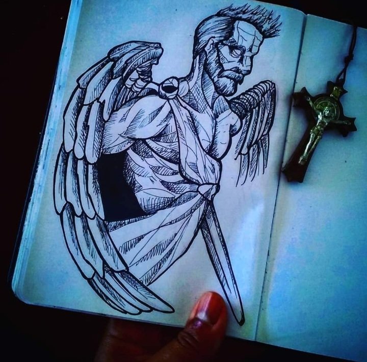 #SanMiguel #VivaCristoRey #CatholicX #comics #ComicArt #comics #ilustration #dibujo #dibujos #arte #ArtistOnTwitter #artistsontwitter #artistsontwitter #ArtistOnX #artists #Cultura #diseño #Angel #Almeria #Almería #tattoo #tattooart