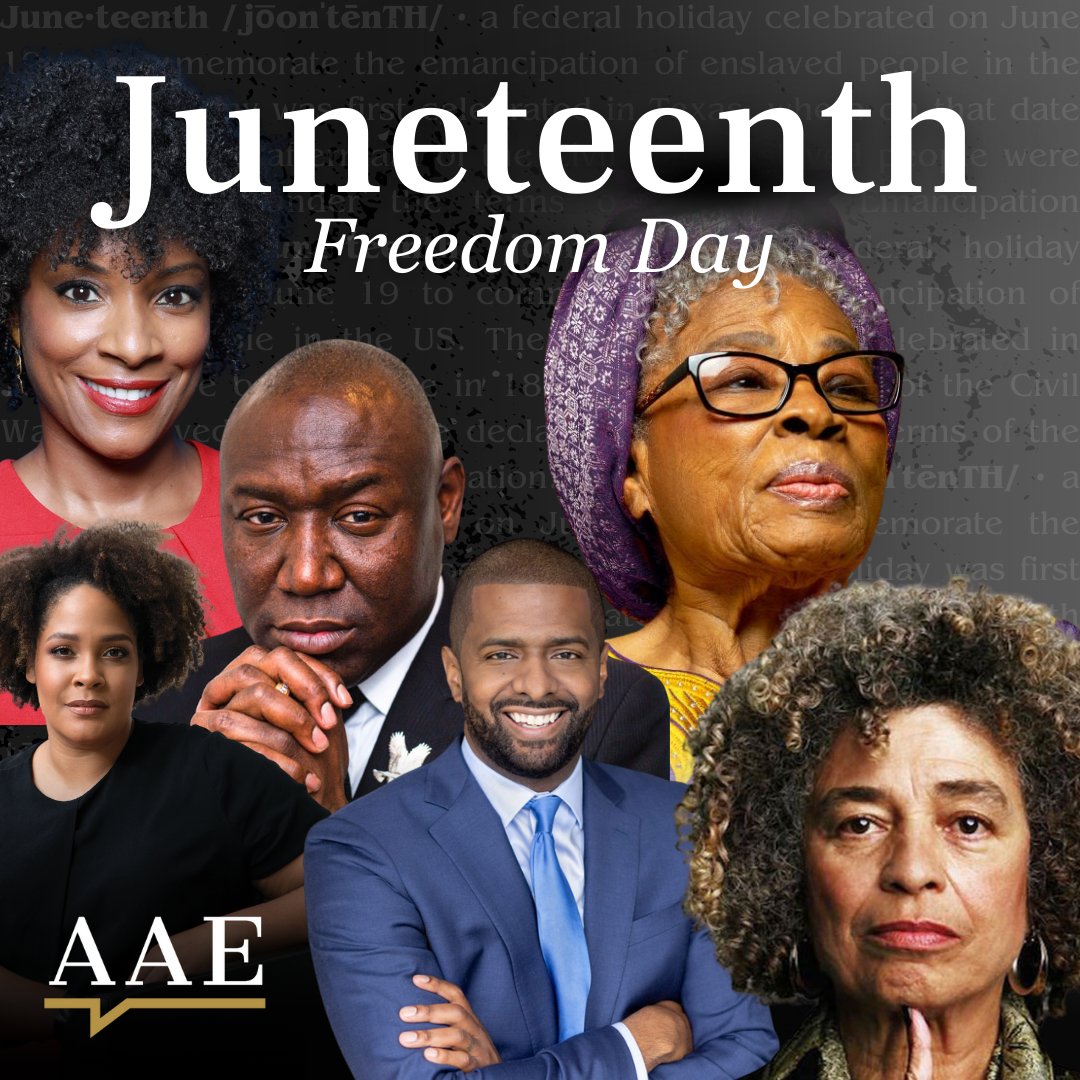 #Juneteenth2024, the national commemoration of the end of slavery, inspires us to pursue an #inclusive & just society. These impactful Black speakers, through stories & powerful keynotes, drive social change. Reserve your event speaker now:hubs.la/Q02sK7Tt0 #SpeakersBureau