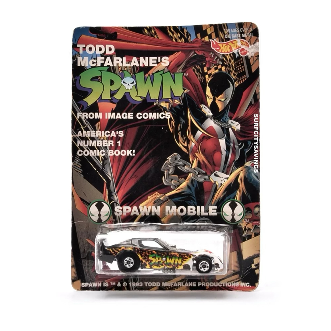 🏎️ TODAYS THE DAY! 🏎️ 
5pm PST to BID on the SPAWN FUNNY CAR! Buy a SIGNED & NUMBERED poster OR an ORIGINAL HOT WHEELS SPAWN MOBILE!

Link to show➡️ loom.ly/hW3oxYM

TODD.

 #whatnotcomics #whatnot #spawn #toddmcfarlane #giveaways #spawnmobile #funnycar