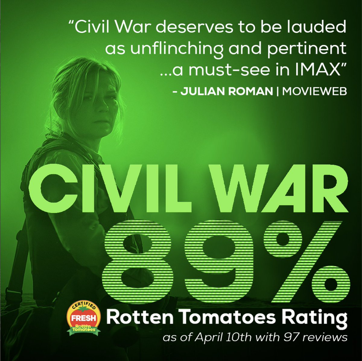 With intensity fit for IMAX, there's only one way to experience this one. Grab your tickets to #CivilWar now.🎟️ imax.com/civilwar