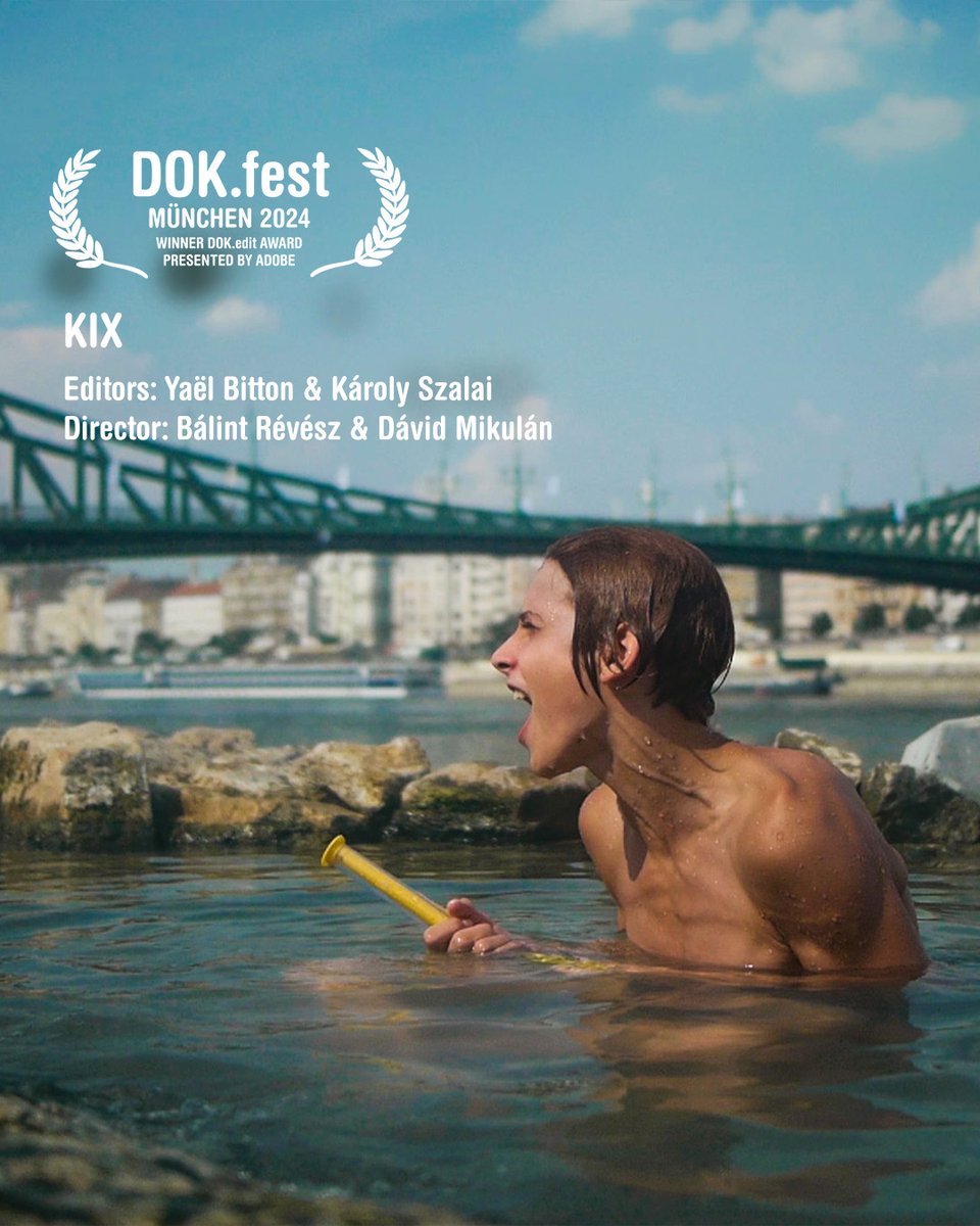 CONGRATULATIONS! The DOK.edit Award – presented by <a href="/AdobeDACH/">Adobe DE</a> 2024 goes to Yael Bitton &amp; Károly Szalai, editors of the film KIX (directed by Bálint Révész &amp; Dávid Mikulán).  

The award ceremony will take place on Friday, 3 May at HFF München.