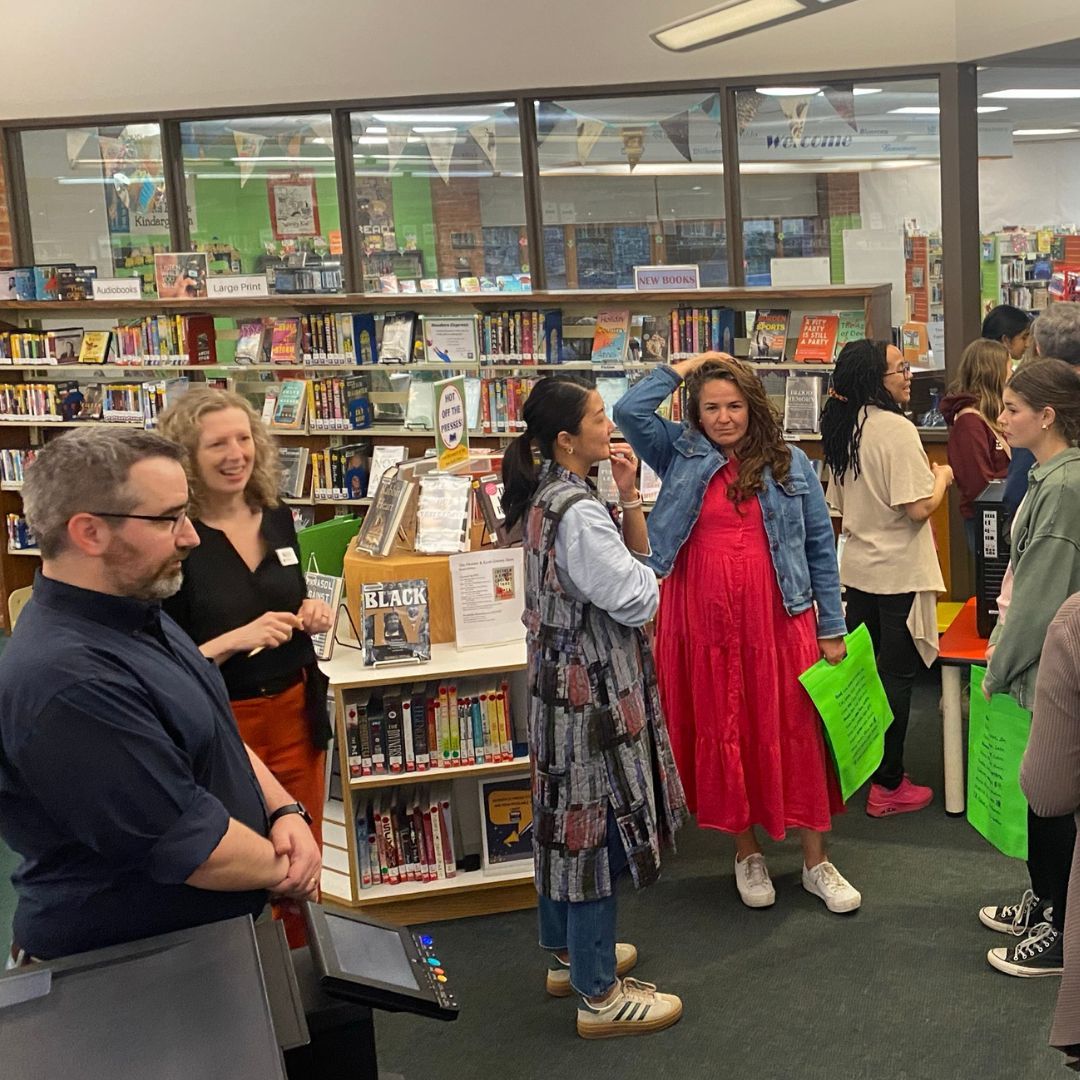 My wife, Julie, and the Cheltenham Library System had a great time at last night's Library After Hours- Open House at the Elkins Park Library. Libraries are a tremendous community resource. Visit and support our libraries!