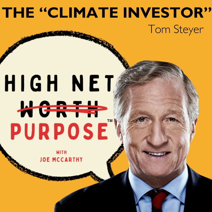 I had the pleasure of joining the @HighNetPurpose podcast to discuss the transformative role investors play in the climate transition and the need for continued optimism in the face of the climate crisis. You can listen to the full episode here: linktr.ee/highnetpurpose.