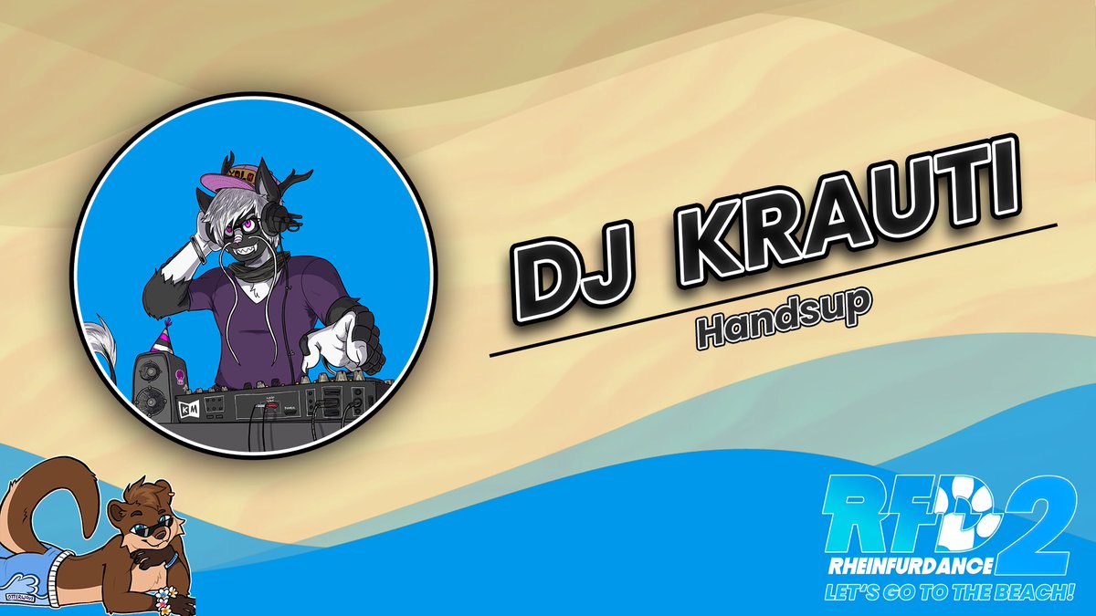 Pfoten in die Luft! 🐾 
Heute stellen wir euch den nächsten DJ für den #RFD2 vor: Krauti! 🐉
Durch sein energiereiches Handsup Set werden sich eure Pfötchen von ganz allein über eure Köpfe heben! 
Aber Vorsicht: Dabei bitte nicht eure Cocktails verschütten! 🍹⚠️