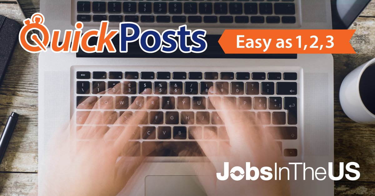 Employers, post AND distribute your jobs FAST with QuickPosts.
mailchi.mp/jobsintheus/qu…

#QuickPost #JobPosting  #JobDistribution 
#JobsInME #JobsInNH #JobsInVT #JobsInMA #JobsInRI #JobsInCT