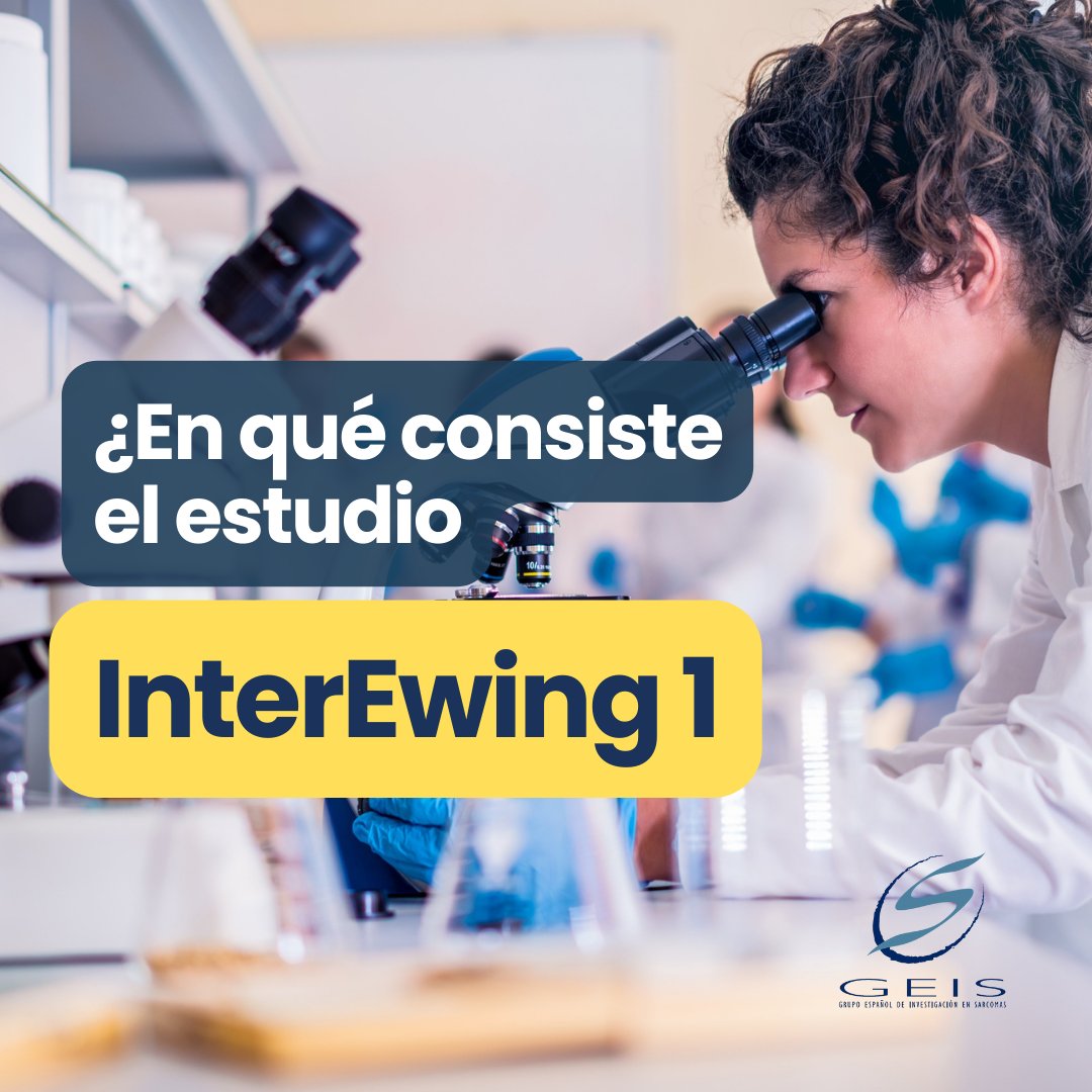 ¿En qué consiste el proyecto InterEwing 1? #InterEwing1, un proyecto europeo revolucionario dirigido a pacientes con sarcoma de Ewing de nuevo diagnóstico en la primera línea de tratamiento. grupogeis.org/es/noticias/11…