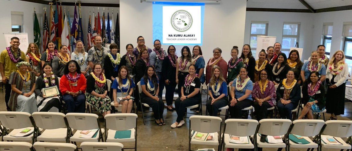 Garret Zakahi (@garret_zakahi) on Twitter photo Na Kumu Alakai - Learning Fair and Celebration
Congratulations to all of the members of our 2023-2024 Na Kumu Alaka’i - Teacher Leader Academy (TLA) Cohort! Na Kumu Alakai - Learning Fair and Celebration
Congratulations to all of the members of our 2023-2024 Na Kumu Alaka’i - Teacher Leader Academy (TLA) Cohort!