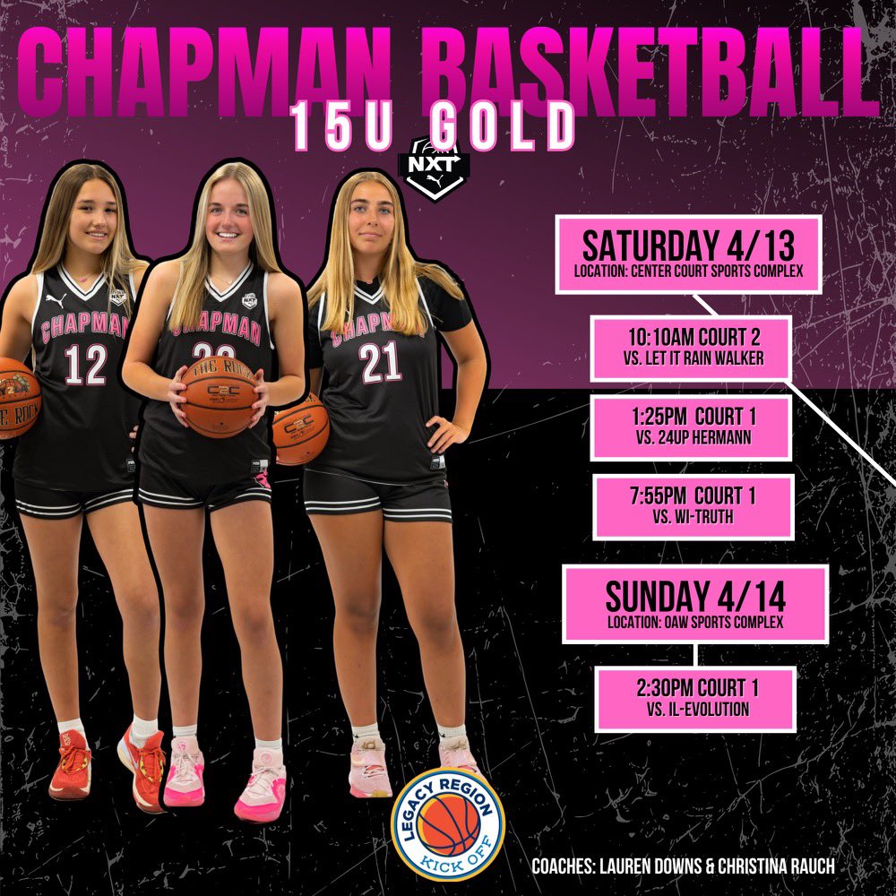 Girls kick off this weekend! Good luck and have fun!