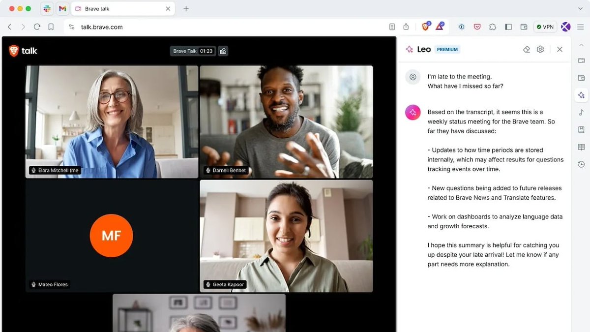 Brave Leo Yapay Zeka Aracı, Brave Talk İle Entegre Oldu technopat.net/2024/04/12/bra…