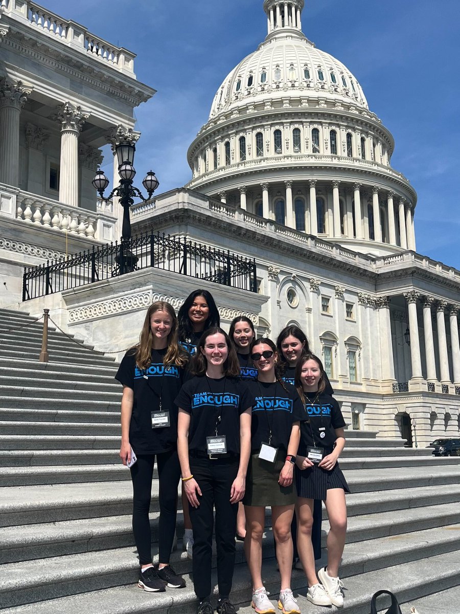 This week, members of Team ENOUGH Arlington met with their legislators to discuss ways to prevent gun violence. Guns are the #1 cause of death for youth in America, which is why it is so important to have young people leading this work. Join us! bradyunited.org/take-action/jo…