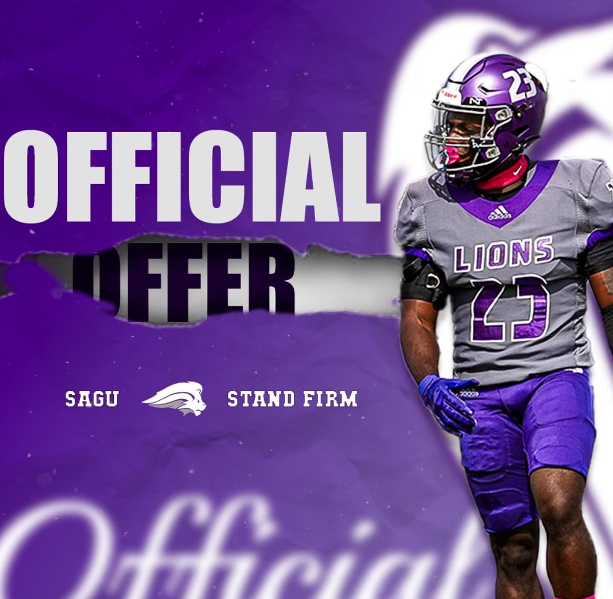 After a great conversation with @Coach_MacSAGU I’m blessed to say that I have received my first offer to continue my athletic as well as academic career at the University South Western Assembly to God. 
@sagu 
@CoachZBirdwell 
@TiogaAthletics