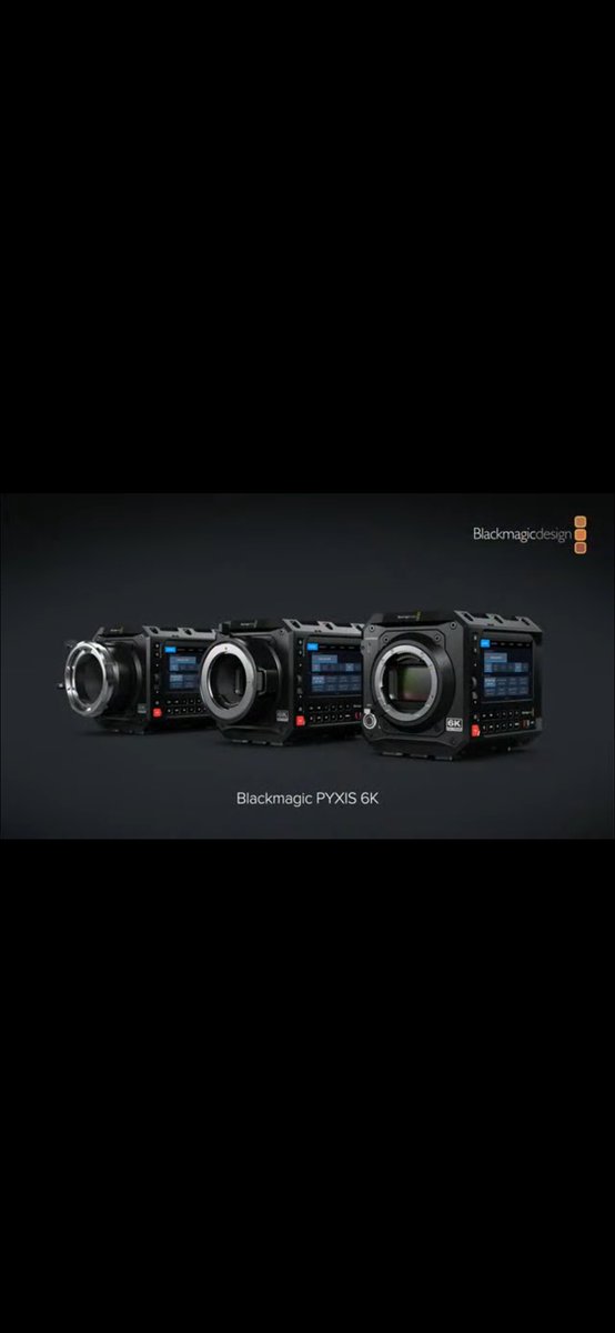 Yes @Blackmagic_News did it. Cube style Full Frame 6K Camera. CFExpress cards, great price and in EF, L or PL Mount. PL slightly more expensive but most models $2,995, not swappable mounts 

With that EVF and small batteries and killer set up 

#blackmagiccubecamera