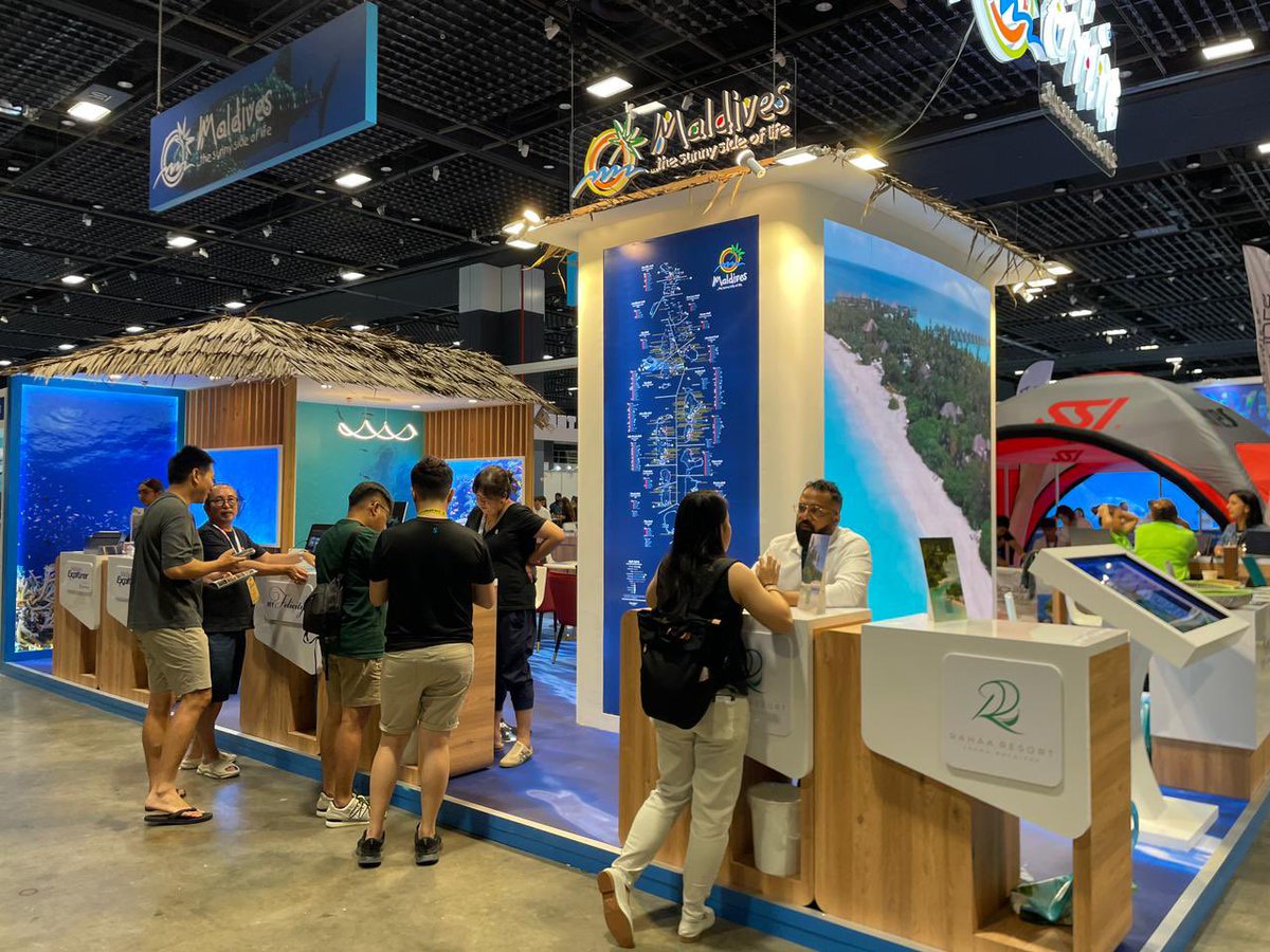 We are here at Singpore for ADEX Ocean Mission 2024. We are excited to promote the dive and underwater adventures of the Maldives.

#WorldsLeadingDestination2023 #VisitMaldives #SunnySideofLife