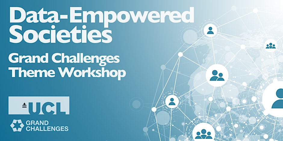 We're working on the Grand Challenges theme of 'Data-Empowered Societies' and we need your help! Join us 7 May, 1pm–4pm, to hear from UCL experts, exchange ideas, and shape the new theme. *Please note this event is for UCL staff only ucl.ac.uk/grand-challeng…