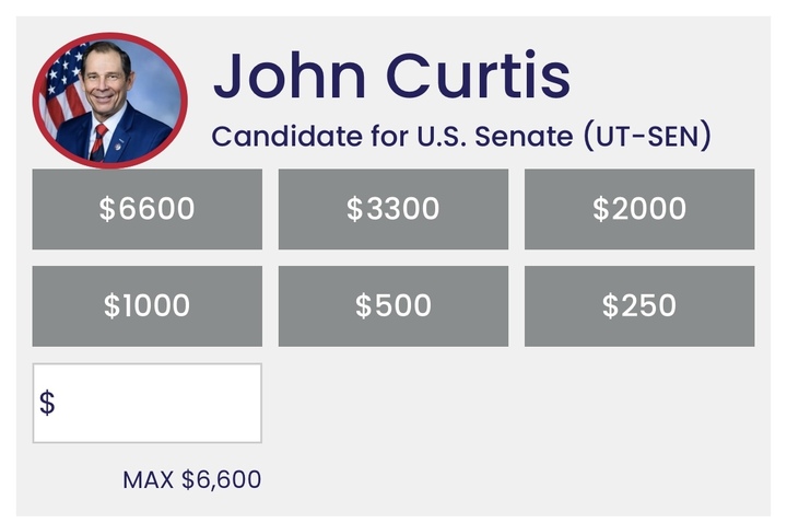 Despite being on paternity leave, @matthewkassel flags that AIPAC's PAC issued its second endorsement for a non-incumbent Senate candidate, endorsing John Curtis in Utah.