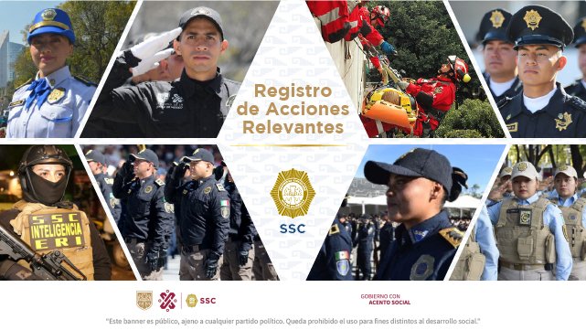 La #SSC a través de la Subsecretaría de #DesarrolloInstitucional y la Dirección General de #CarreraPolicial, reconoce las acciones ejemplares realizadas por las y los integrantes de esta Institución. Realiza tu registro en 👉 bit.ly/3qnNhwT 👮‍♀️👮‍♂️#SomosSSC #CiudadSegura