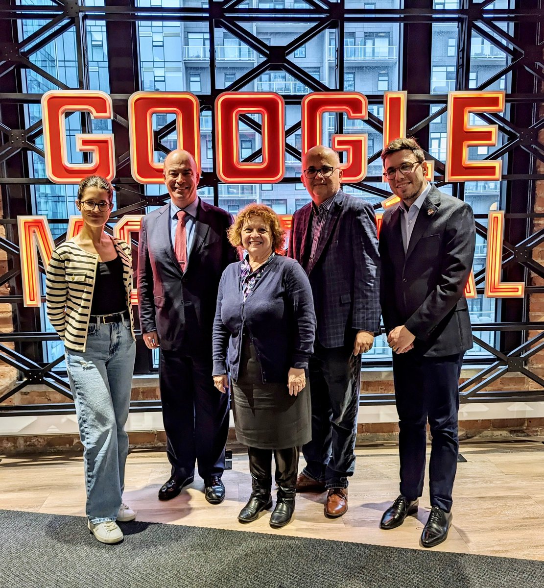 Members of our team and @AmChamQC visited the Montreal office of @Google earlier this week. Google's impressive footprint here is a testament to Montreal's dynamic and innovative tech sector!