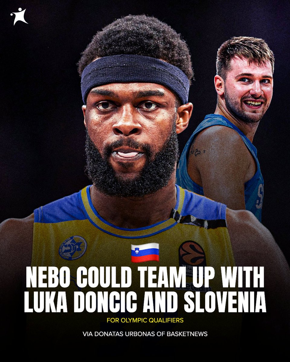 According to @Urbodo, Josh Nebo could potentially help Slovenia and Luka Doncic in the upcoming Olympic qualifying tournament in Greece 👀🇸🇮