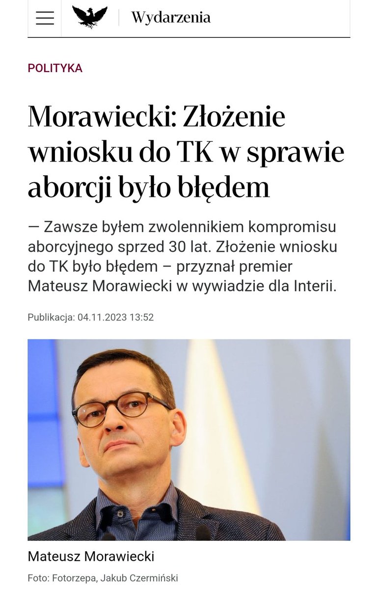 Mateusz Morawiecki, który przekonywał, że jest zwolennikiem kompromisu aborcyjnego sprzed 30 lat, zagłosował za odrzuceniem ich projektu! #KłamaćJakMorawiecki