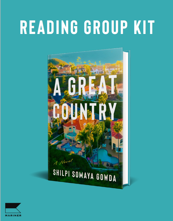 Book clubs! We recommend A Great Country by New York Times bestselling author @ShilpiGowda as your next group read. Download the guide: it includes an author Q&A, discussion questions, character profiles, and more. bit.ly/49avmes