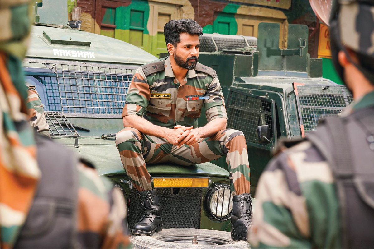 .@Siva_Kartikeyan pays tribute to #Amaran “Major Mukund Varadarajan” on his birthday in his Instagram story! #SivaKarthikeyan is truly honored to portray him on screen. This project will bring immense pride to MAJOR Mukund’s family, the Indian Army & #SK’s cinematic career. 🎥🇮🇳