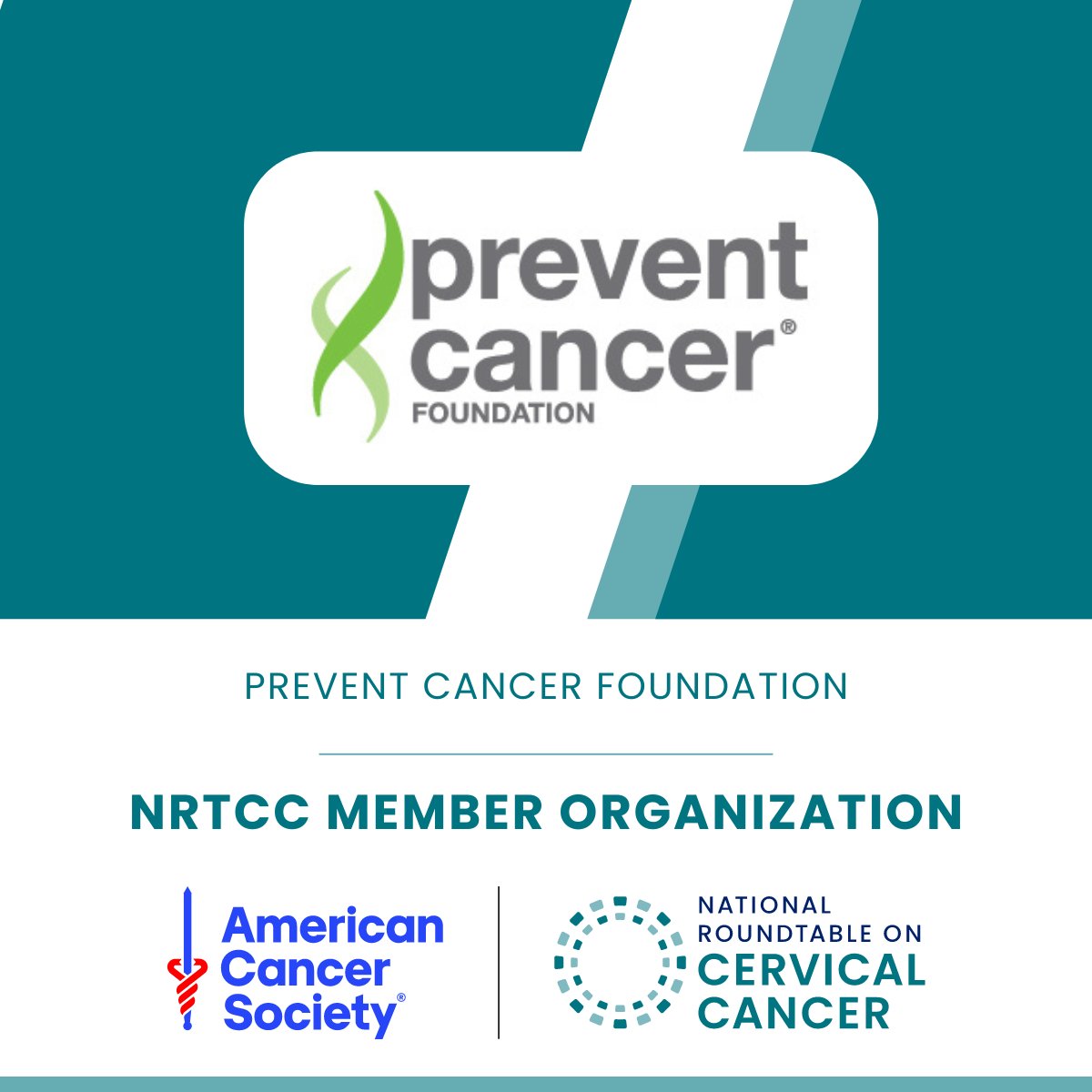 Welcome aboard, @preventcancer! Prevent Cancer Foundation is empowering people to stay ahead of cancer through prevention and early detection. preventcancer.org