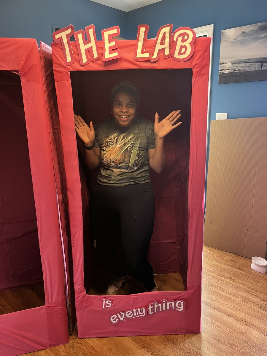 Very proud of this Barbie Box Photo Booth we made for #LabWeek2024