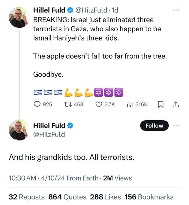 Google's advisor Hillel Fuld @HilzFuld talks about the need of assassinating kids