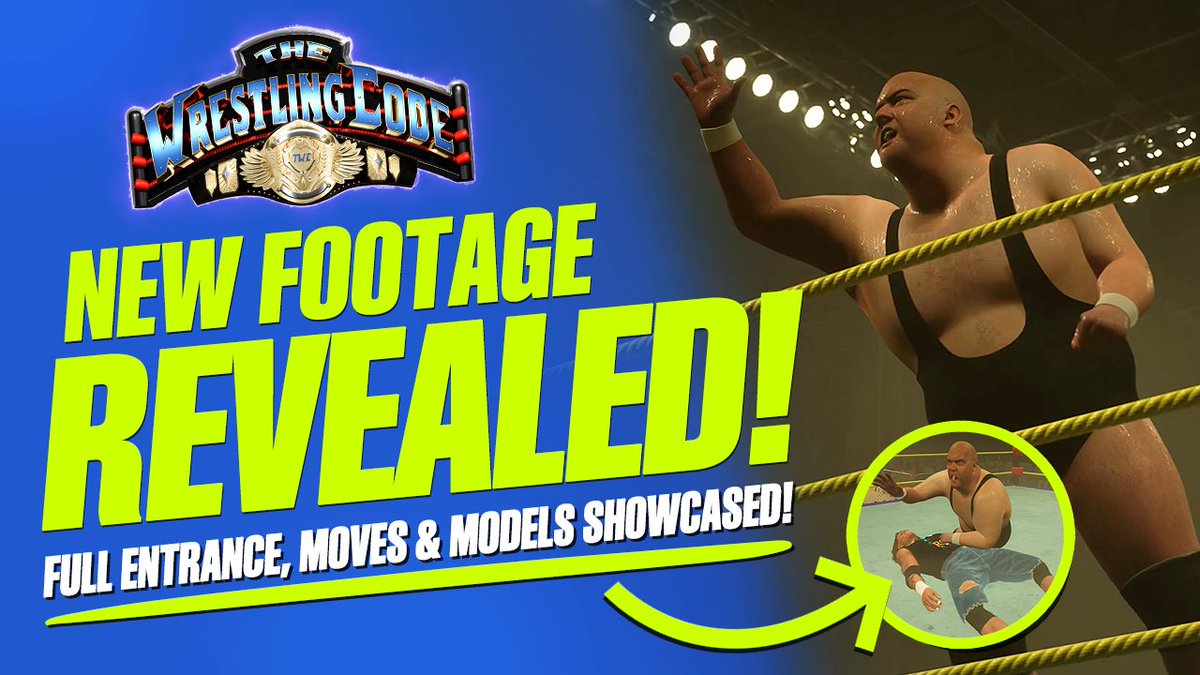 The Wrestling Code: New Footage Revealed! Full Entrance & Moves Shown, New Models Confirmed & More! youtube.com/watch?v=n30_Zq…