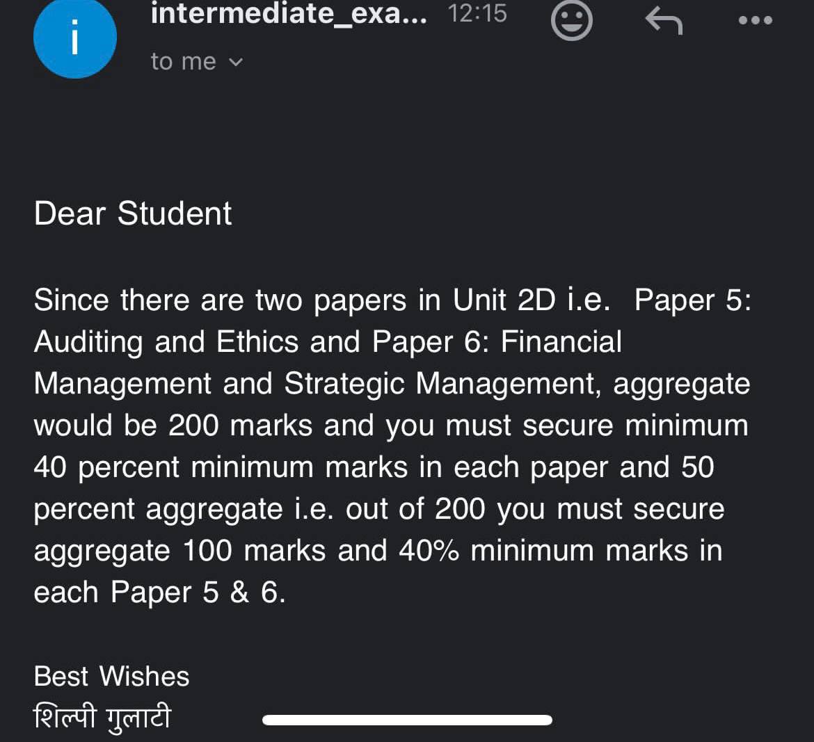 Clarification On CA Intermediate Student Appearing for Group 2 in May24 Examination.
#icaiexams #caexams #cainter #caintermediate #castudents #ICAI #CA #caresults #icairesults