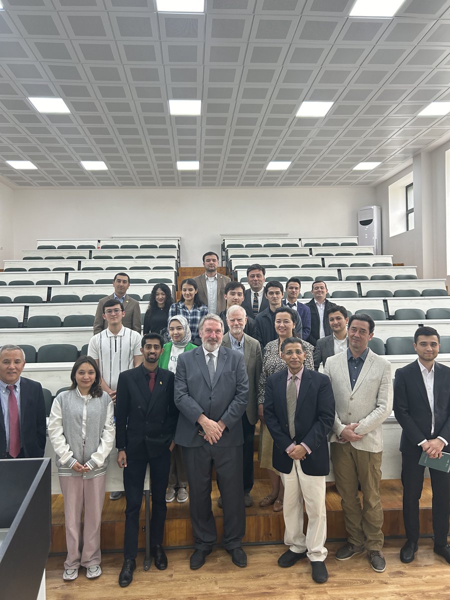 On April 5 @Jo_Swinnen delivered a Policy Seminar on Global Food Security Issues and their implications for Central Asia at the International Agricultural University, Tashkent. @CGIAR #Uzbekistan 🧵 3/3