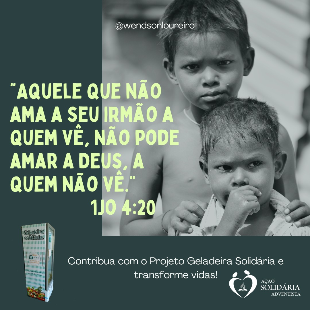 Você conhece o Projeto Geladeira Solidária?