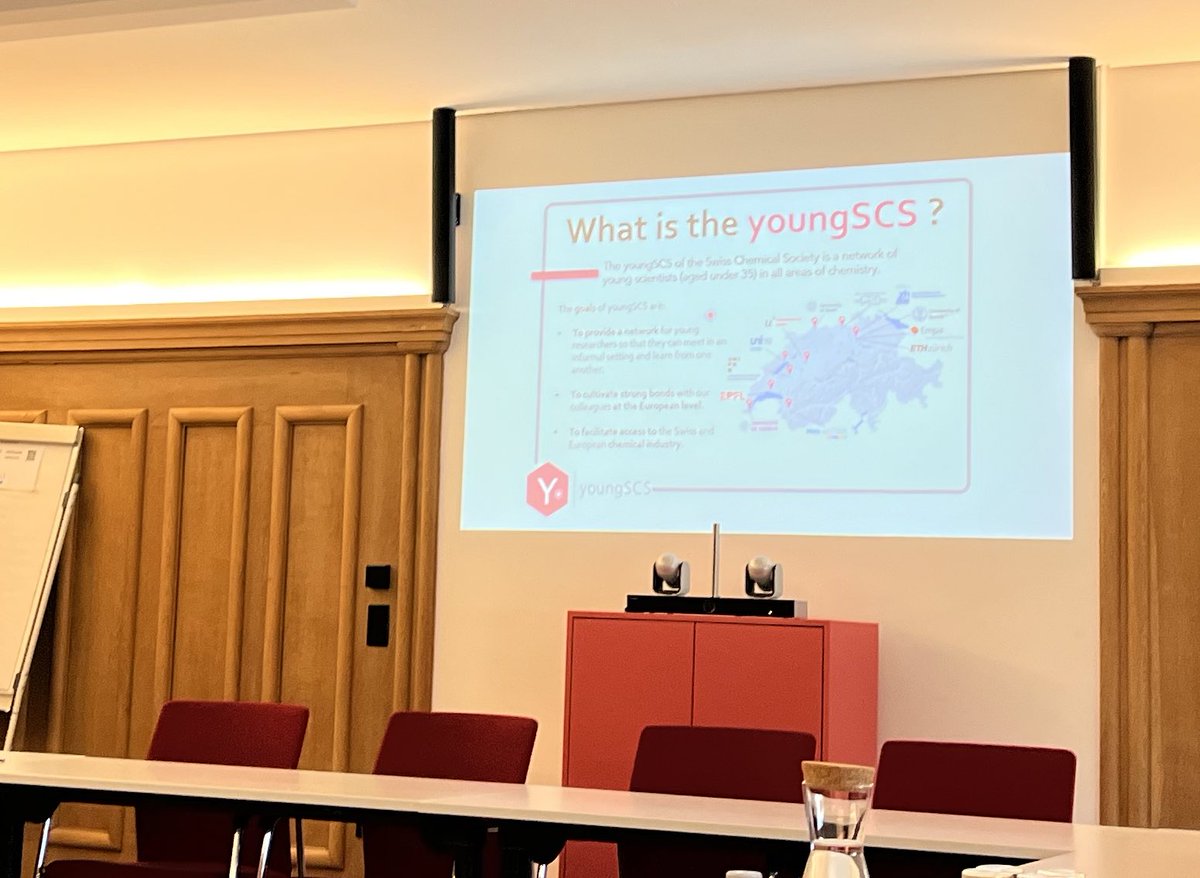 Thank you @youngSCS1 for a meaningful discussion 💬 about the role and impact of young chemists in the scientific community in Switzerland as well as worldwide 🇨🇭🌍🧪🥼 - congratulations on your developments over the past years - looking forward to the continuation of your plans!