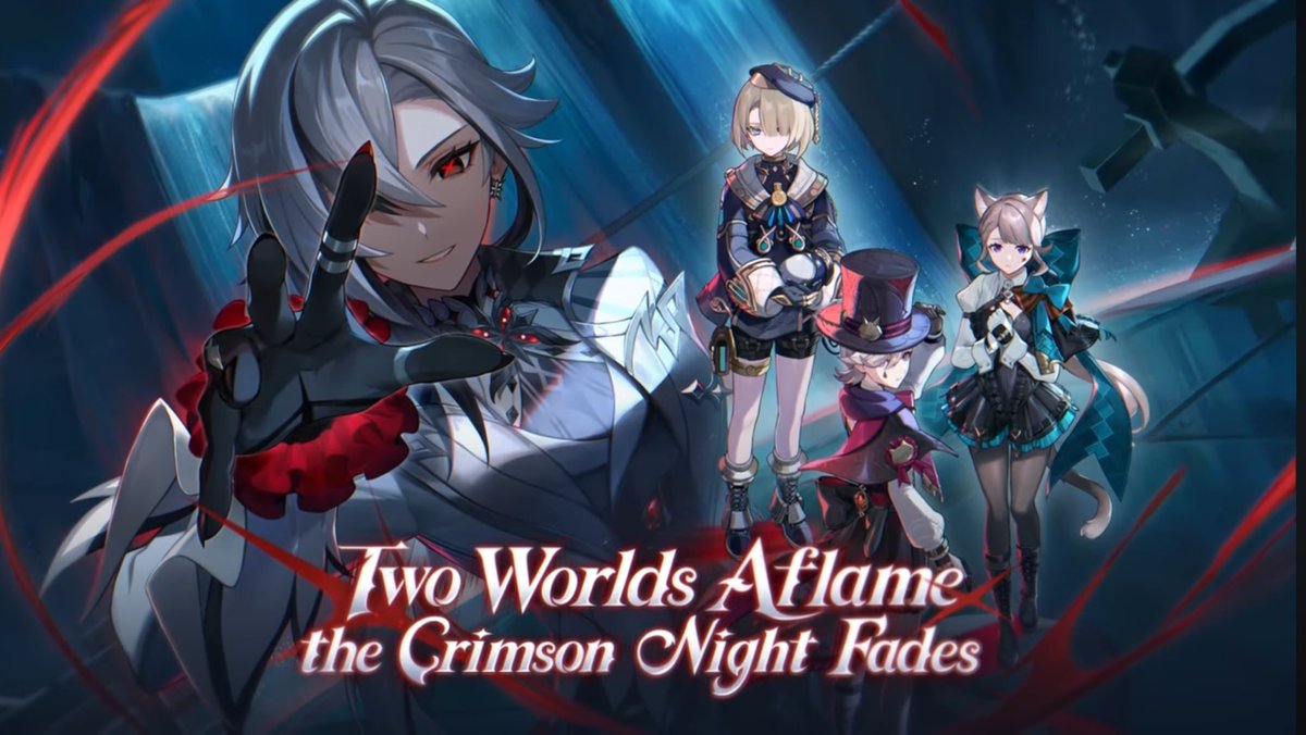 Hope you all enjoy “Two Worlds Aflame, the Crimson Night Fades.”Freminet has got a lot on his plate this 4.6 update with Father. 💙 ❤️ youtu.be/5WLAUxb8AUk?si…