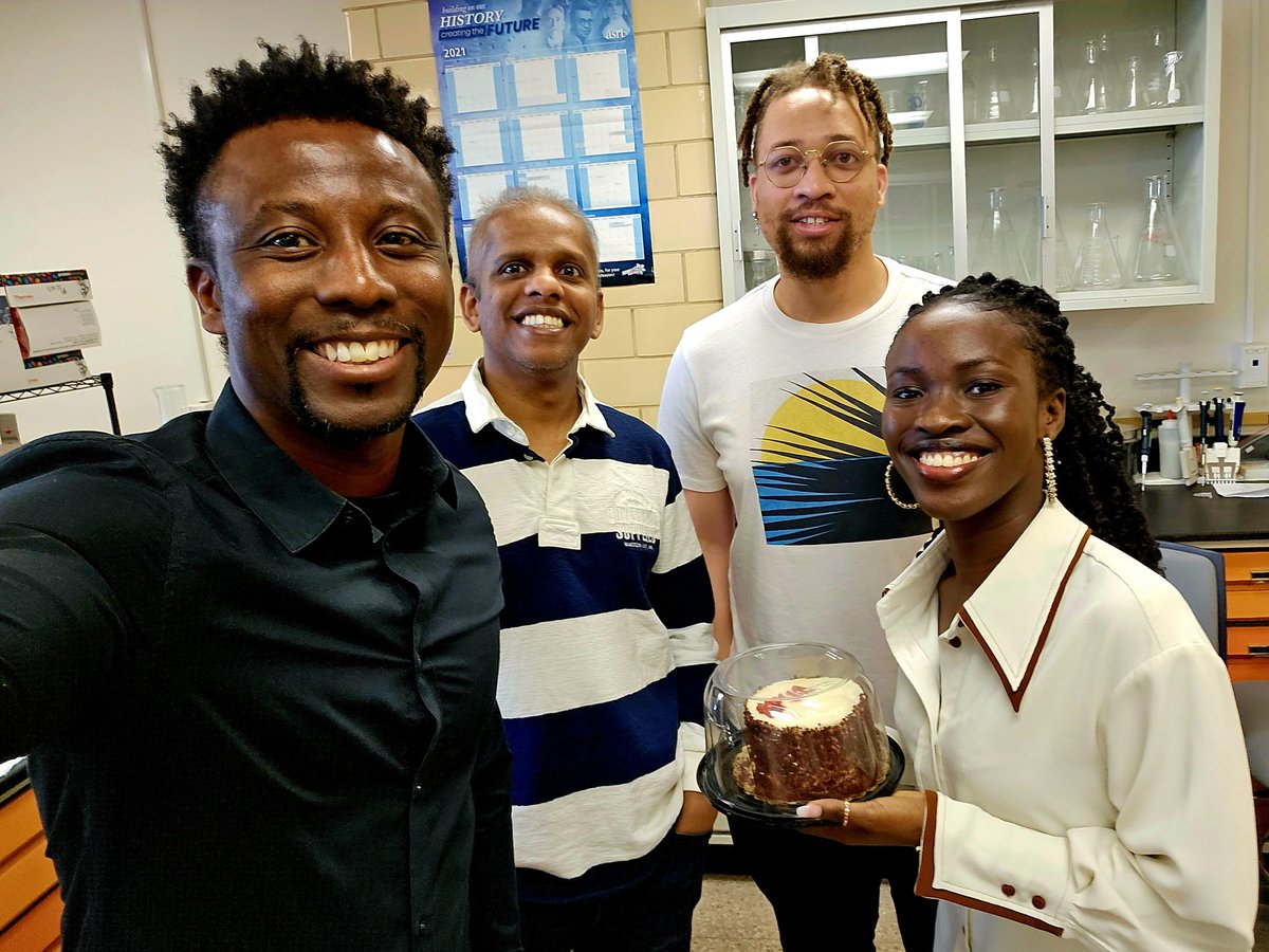 Extending warm birthday wishes to Demarrius Young, our valued research technician, and Julia Biantey, a dedicated first-year PhD student in my lab. #BlackInPhysiology #AndrisseLab #Birthday #HUyouKnow