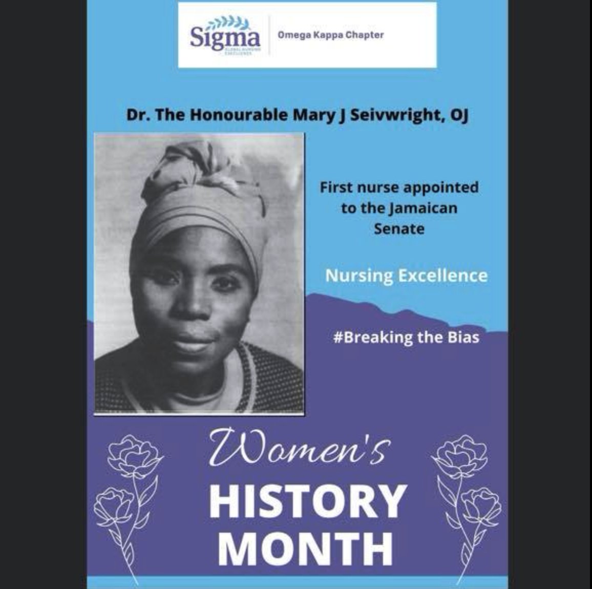 Mary J. Seivwright (12 April 1923-Jan 2014), #Jamaican nurse practitioner, educator, born 101 years ago today. Instrumental in developing culture of research in field of nursing #Jamaica, #Caribbean. Director of Advanced Nursing Education Unit (ANEU) UWI, Mona (1971-1989); 1972…