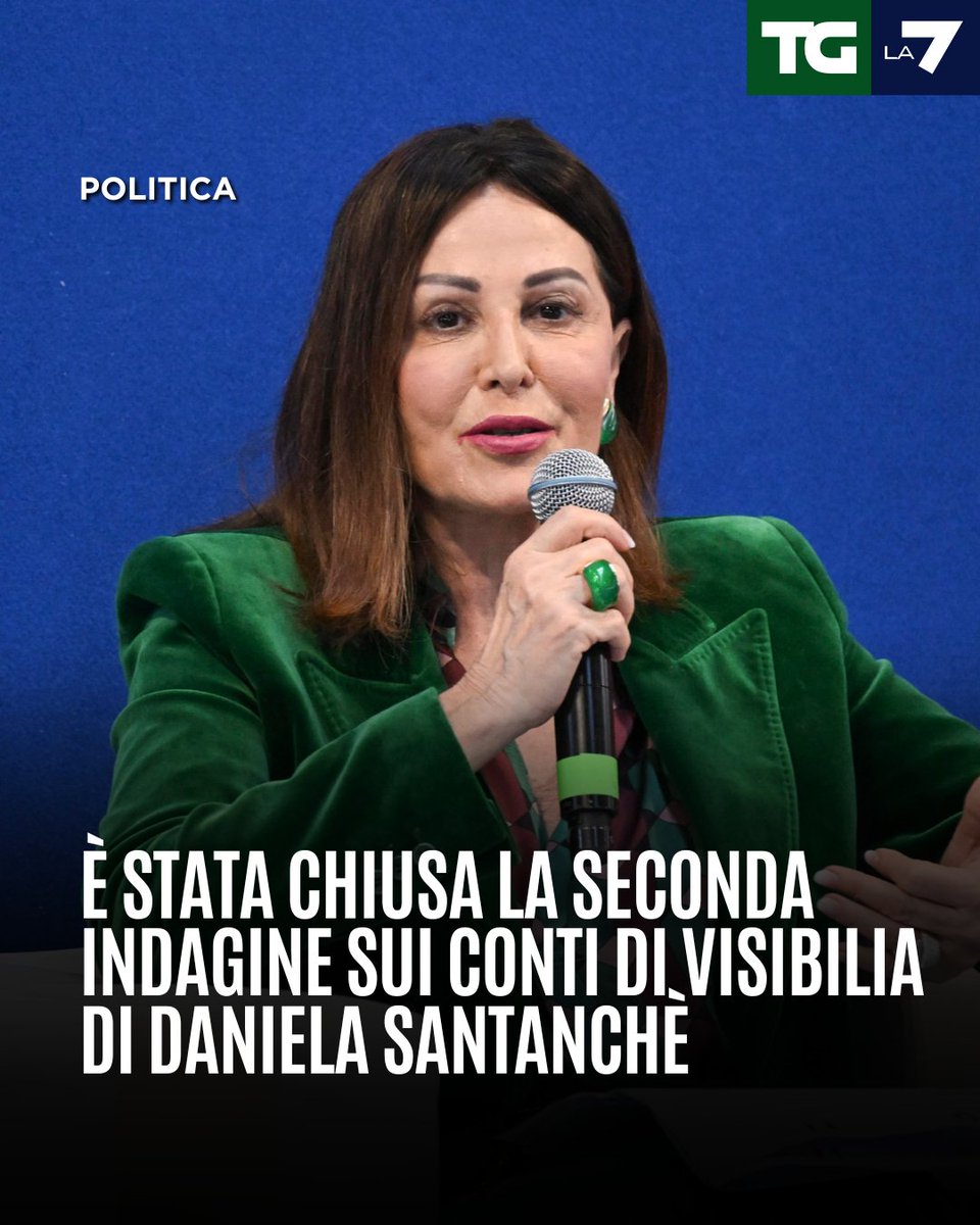 È stata chiusa la seconda indagine sui conti di #Visibilia di Daniela #Santanchè 👉 tg.la7.it/politica/visib…