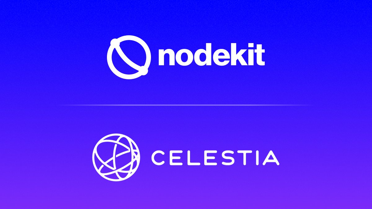 NodeKit with @CelestiaOrg underneath✨ We’re excited to announce our integration with Celestia to enable rollups on the composability layer to use Celestia’s modular data availability network, bringing synchronous composability to rollups on Celestia.