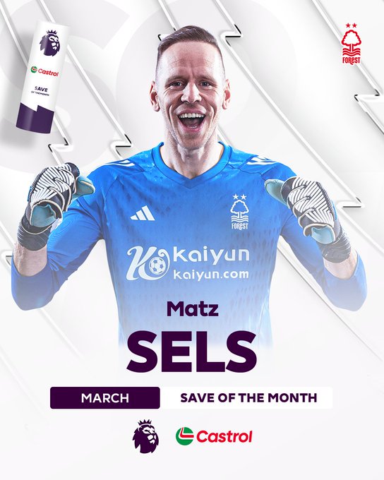 Premier League March Awards Player of the Month - 🇧🇷Rodrigo Muniz (Fulham) Manager of the Month - Andoni Iraola (Bournemouth) Goal of the Month - 🏴󠁧󠁢󠁥󠁮󠁧󠁿Marcus Rashford (Man United Save of the Month - 🇧🇪Matz Sels (Nottingham Forest) P.S.: Man United might have a -1 goal…