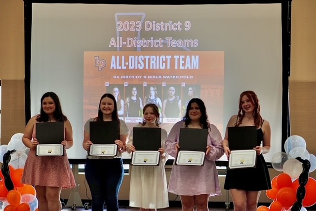 LPHSAquatics's tweet image. Last night we were celebrating our swimmers with their accomplishments in the 2023-2024 water polo and swimming season. We had a lot of hardware to certificates to pass out. Congratulations to all of the recipients! #startStrong #FinishStronger @lpisd @LPISDAthletics @LaPorteTXHS