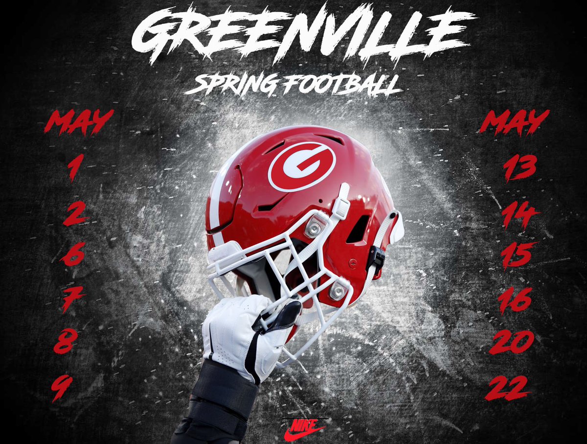 Can’t wait to get started with our guys! It’s GREAT to be a Greenville Red Raider! @GHS_Raiders @booster_ghs