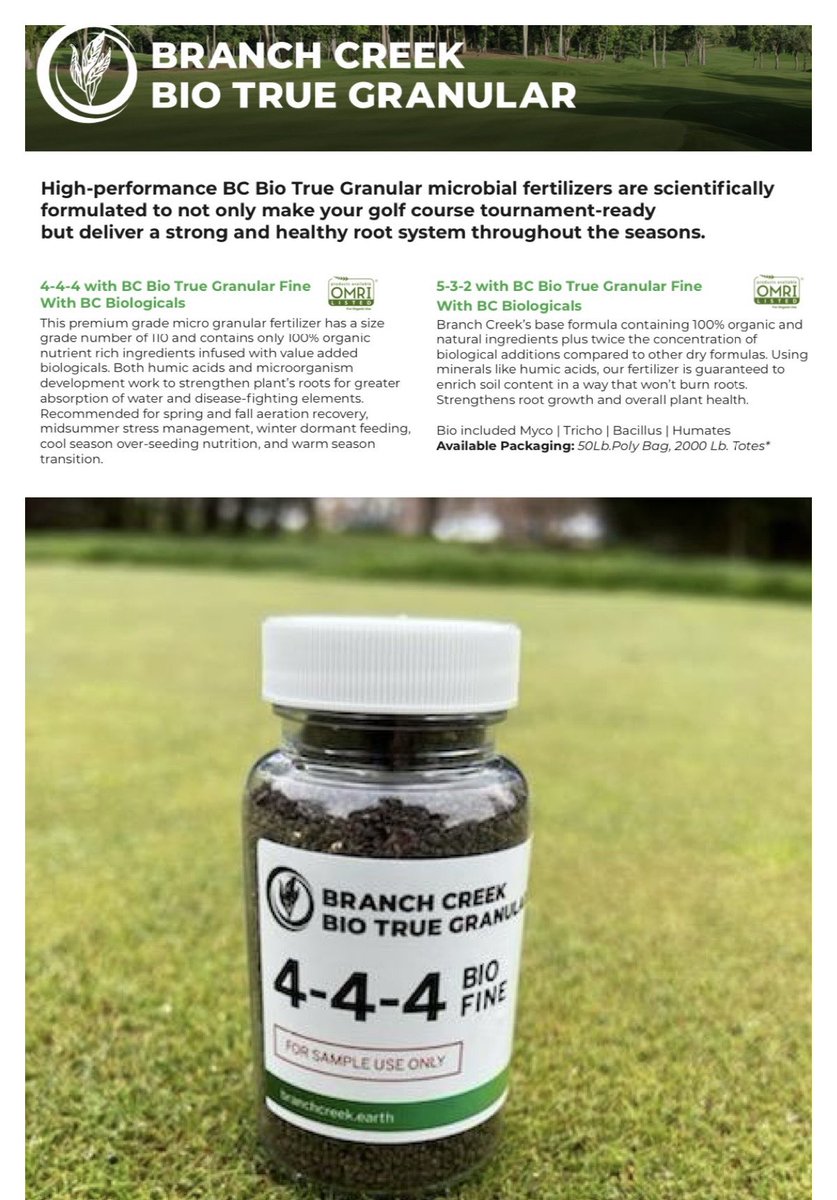 Looking for an Organic Fertilizer that performs well, look no further…  <a href="/BranchCreek/">Branch Creek</a> <a href="/synatek/">Synatek Solutions</a>