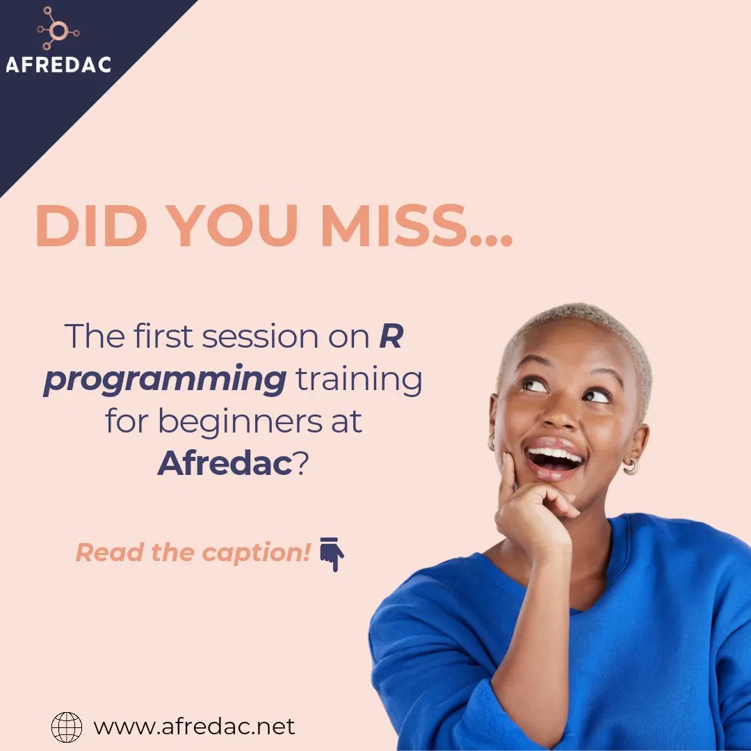 afredac's tweet image. You can access the recorded zoom session available at: 
✅ The R for Fun Club (RFC) at Afredac.net and
✅ At youtube.com/@Afredac
🤝Join RFC to interact with others interested on R programming and learn from experts.
#rprogramming #rprogrammer #DataScientists
