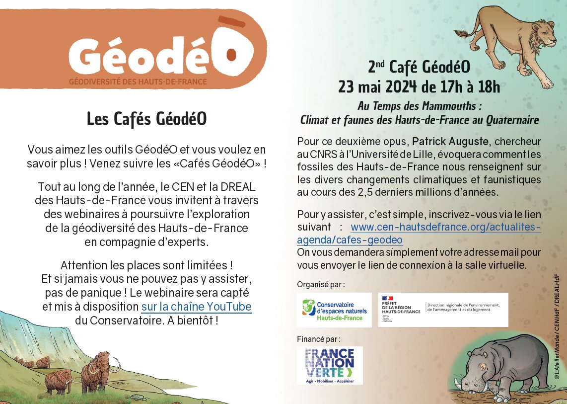 #GéodéO, lance les « Cafés GéodéO ! »📣 Un cycle de webinaire pour échanger avec les expert·e·s ayant participé au projet. Pour le lancement, Alain Trentesaux du @LOG_labo parlera de la séparation géographique de la France et de l’Angleterre. ➡️ cen-hautsdefrance.org/actualites-age…