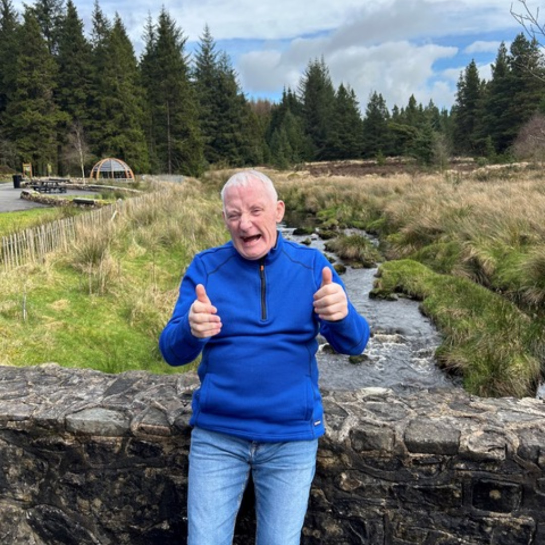 Brian, from our Sperrin Supported Living Service, loves the great outdoors. Here he is on recent visits to Glenveagh National Park and Davagh Forest Park. #Sperrin #Omagh #Glenveagh #positivefuturesni