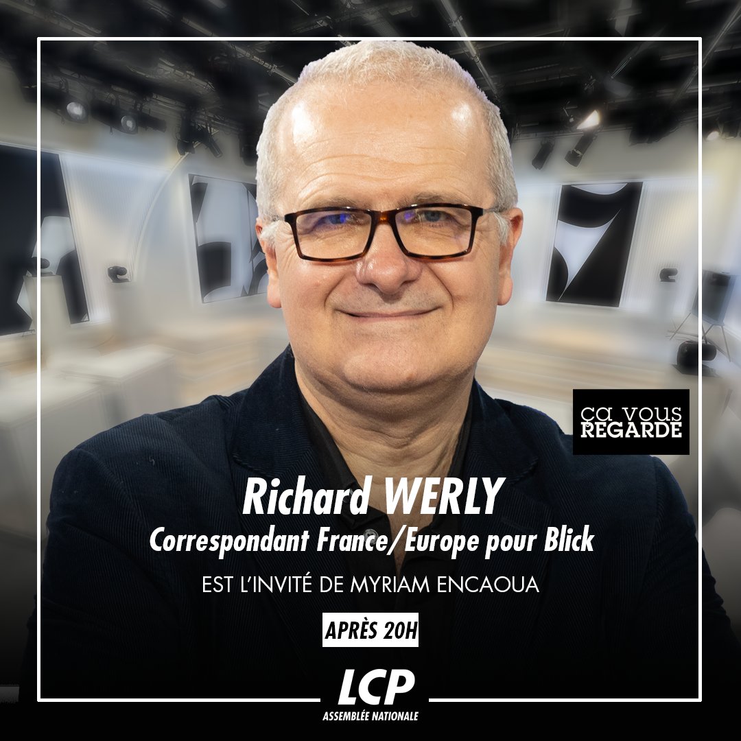 🔵🗣️Ce soir dans la seconde partie de #CVR, @Myriamencaoua reçoit en grand invité @WerlyCH, correspondant France & Europe pour @Blick_fr, auteur de « Le bal des illusions » (@EditionsGrasset)