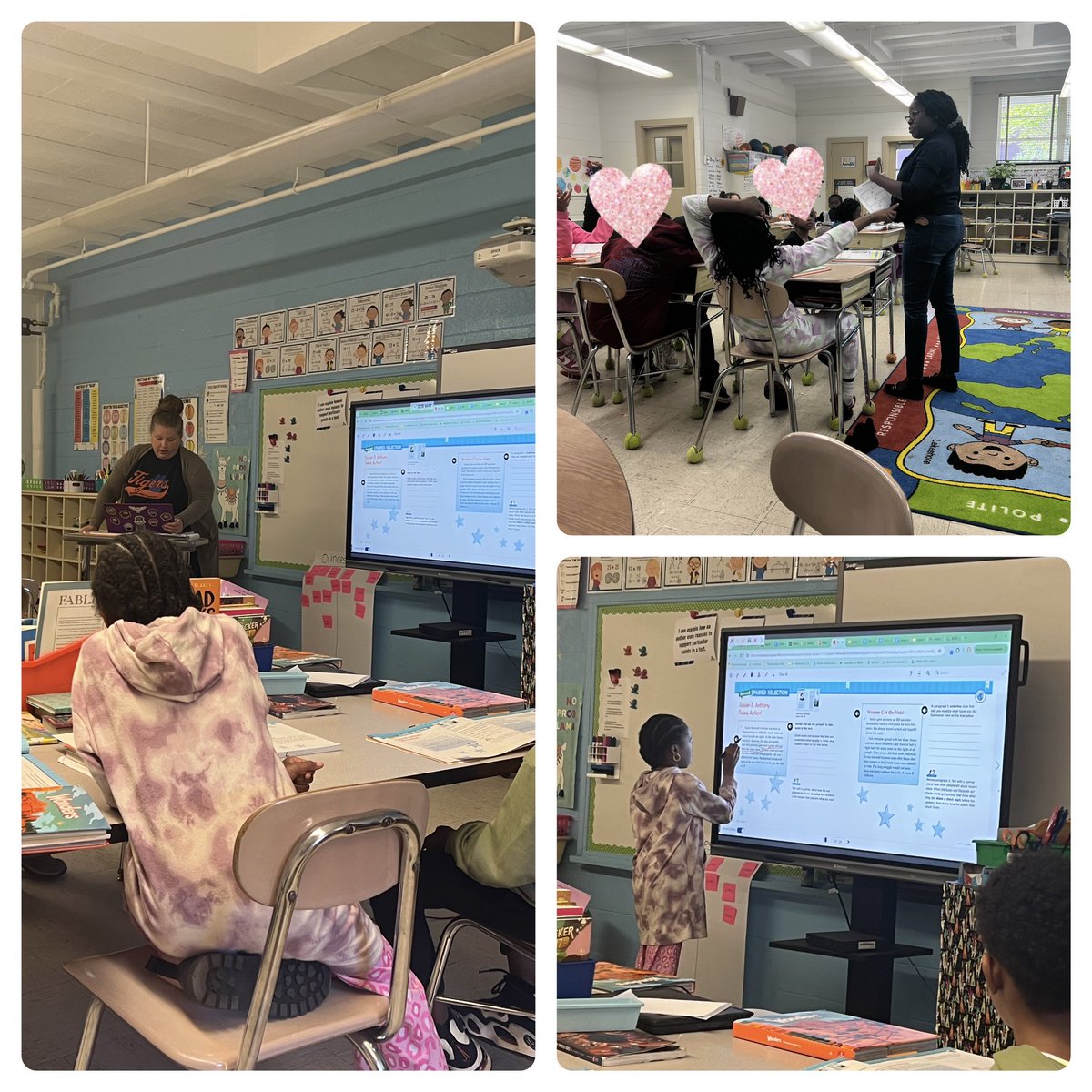 Love being at @MWEStigers on this beautiful Friday and seeing these students and teachers working so hard to master the standards!! @taimonge