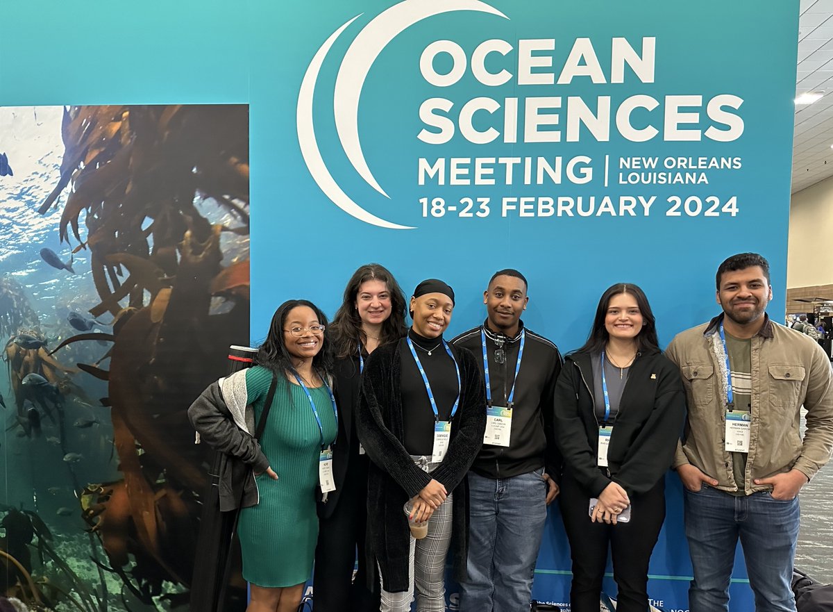 🌊📣 New C-CoMP blog post:
In February, C-CoMP members attended #OSM24. C-CoMP Director @LizKuj received the 2024 #ASLO  Hutchinson award and our 2022 #BridgetoPhD Fellows presented posters about their research. Learn more here: ccomp-stc.org/c-comp-at-ocea…