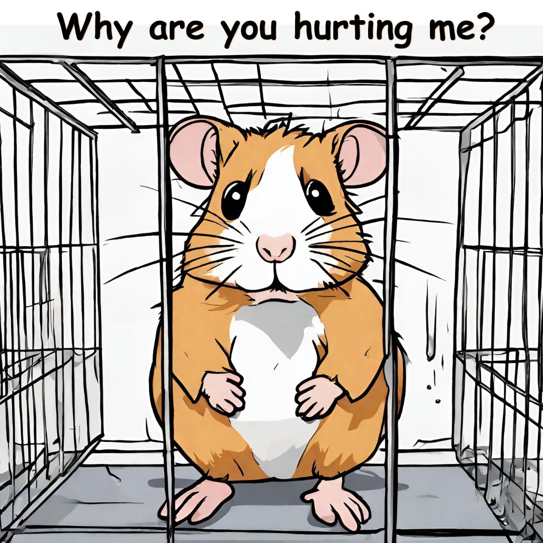 Did you know that right now thousands of gentle hamsters may be used in cruel tests and be killed in laboratories across the UK? #WorldHamsterDay
